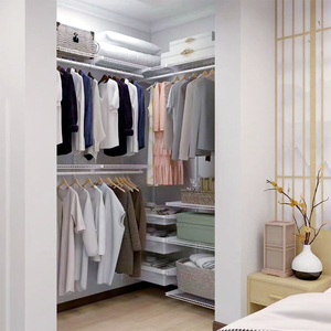 Haut de gamme grand <span class=keywords><strong>vestiaire</strong></span> étagère de rangement moderne en métal armoire Durable en acier suspendu <span class=keywords><strong>placard</strong></span> avec des caractéristiques de bricolage - Product Image 5