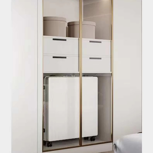 Modern <b>Plastic</b> Portable Weather-Resistant <b>Folding</b> Mahjong <b>Table</b> Sturdy Gold Frame Automatic Machine for Home Portable Weatherres - Product Image 2