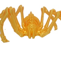 Artículos Impresos en 3D Personalizables de Fábrica OEM, Juguete de Simulación de Araña Móvil, Modelo Integrado de Plástico con Articulación de Contracción