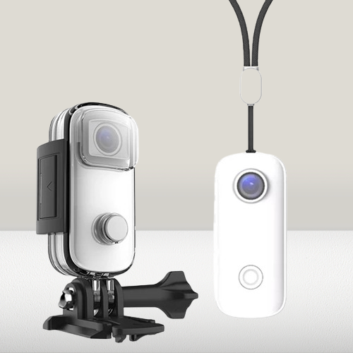 C100+ Action Camera Magnetic Body Webcam 4K 60fps 2H Video Recording Slow Motion Time Laspe Vertical Screen Mode
