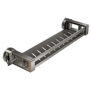 Kitchen Seasoning Rack Wall Mounted Multifunctional Knife Holder Pot Lid Storage Punch Free Rectangle Shelf - Product Image 5