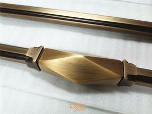 Balaustra ornamentale romana della scala d'ottone decorativa minimalista moderna di alta qualità - Product Image 4