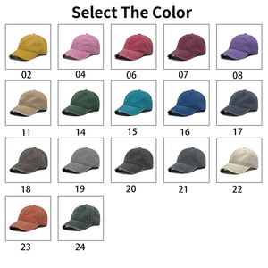 قبعة بيسبول رياضية عتيقة بتصميم مموه ومغسول من القطن قابلة للتعديل للجنسين بشعار مخصص للبيع بالجملة - Product Image 6