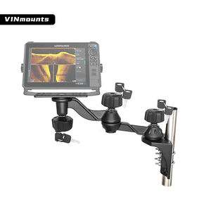 Support VINmounts tout aluminium pour detecteur de poissons avec bras renforce et verrouillage pour ecrans de 7 a 16 pouces - Product Image 3