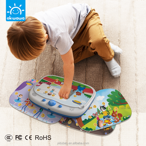 Enfants drôles Jeux <span class=keywords><strong>chansons</strong></span> contes <span class=keywords><strong>de</strong></span> fées petite enfance apprentissage machine Pad Smart Board intelligence inspirante avec cartes flash - Product Image 4