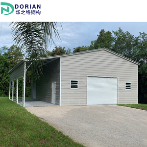 10x10 ánh sáng đôi thép nhà để xe thiết kế prefab kim loại xây dựng kết cấu thép thép nhà để xe Trần - Product Image 2