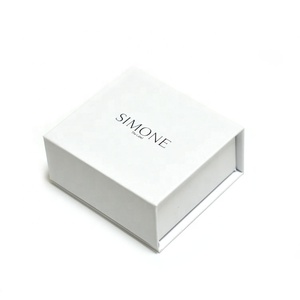 Custom Jewel Box Jewelry High Quality Custom Cardboard Magnet Jewel Packaging Box White Jewelry Packing Boxes With Logo