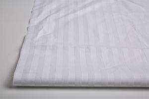Longue agrafe coton TC300 satin rayé hôtel textile literie tissu - Product Image 6