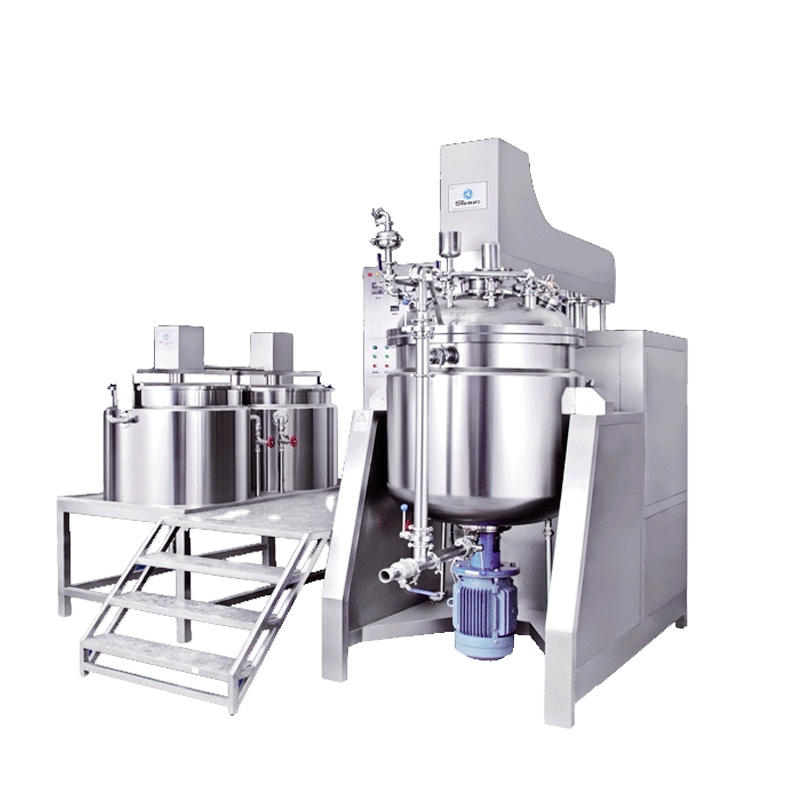 Оптовая продажа, Высококачественная автоматическая машина для производства жидкого шампуня, моющего средства из нержавеющей стали, гомогенизирующий бак для смешивания