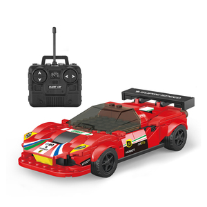 Niños 181 piezas 1:20 DIY ensamblar bloques de construcción Rc coche de juguete con control remoto - Product Image 1