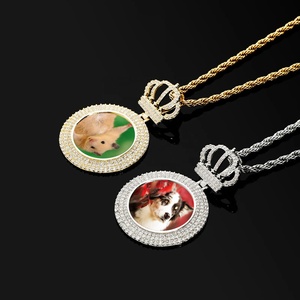 Мужское колье с позолоченным цирконием - Product Image 3