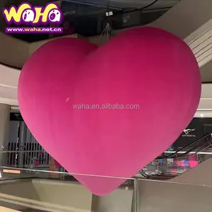 Pink Heart Shape Inflatable Giant Inflatables Heart Big Balloon Giant Hearts