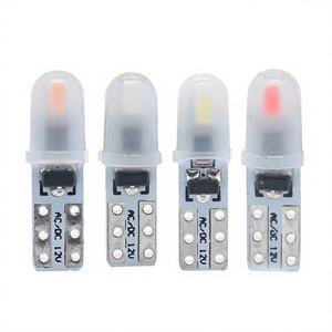 12V T5 3014 2SMD W3W 0.3W Blue LED Bulbs <b>Car</b> <b>Interior</b> Light Indicator Dashboard Gauge Instrument Wedge Lamp Auto Light - Product Image 2