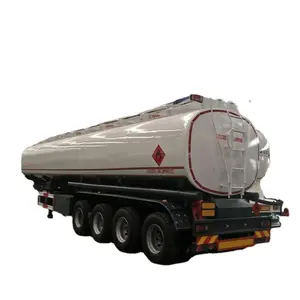 Benzin Öltank Kraftstoff tanker Sattel anhänger 45000 50000 Liter Aluminium Benzin transport zu verkaufen