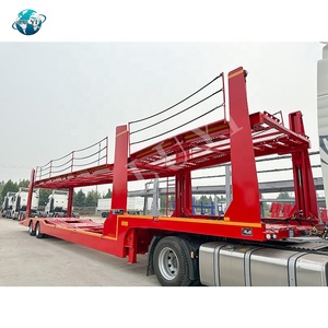 Remorque de <span class=keywords><strong>transport</strong></span> de voitures à suspension pneumatique à 2 essieux, norme européenne, capacité 8 véhicules - Product Image 3
