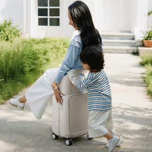 <span class=keywords><strong>Valise</strong></span> pour enfants avec ceinture de sécurité, port de charge et roues avec frein, <span class=keywords><strong>valise</strong></span> à roulettes pour enfants avec siège - Product Image 3
