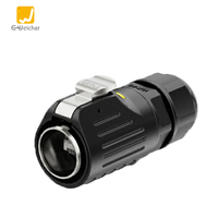 Conector USB Impermeable RJ45 con Cable LP24, Conector Hembra y Macho RJ45 Impermeable IP67, Venta Directa de Fábrica