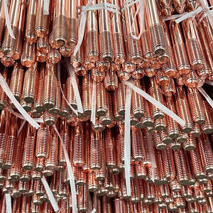 Preço de atacado Cobre Sólida Barra Redonda 6mm/8mm/12mm/20mm/25mm Fast Shipping Aterramento <span class=keywords><strong>Rod</strong></span> - Product Image 2