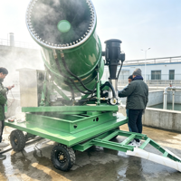 Canon à brouillard industriel pour le contrôle de la poussière dans les mines et la construction, pulvérisateur d'eau haute pression, brumisateur mobile portable