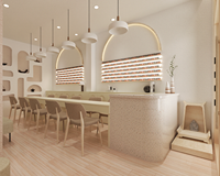 Conception d'intérieur pour salons de manucure et de beauté, service de rénovation commercial sur mesure pour instituts de beauté, décoration minimaliste pour salons de beauté
