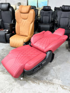 Sièges avant VIP de style aviation de luxe pour conducteur et passager avec fonction inclinable pour voitures d'affaires - Product Image 2