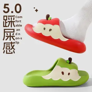 Estate donna mandarino anatra mela Cartoon sandali rosa blu antiscivolo da bagno all'aperto stile Internet per pantofole - Product Image 2