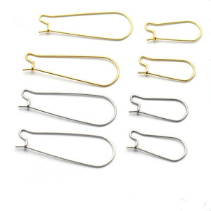 200 adet fransız küpe döngü çemberler takı yapımı bulgular için tel küpe kanca Diy küpe ayarları baz aksesuarları malzemeleri - Product Image 2