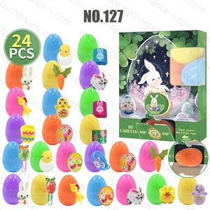 Articles de remplissage pour paniers de Pâques, jouets en plastique variés (véhicules, dinosaures), bijoux pour filles, œufs surprise, jouets pas chers, cadeaux de fête pour enfants - Product Image 4