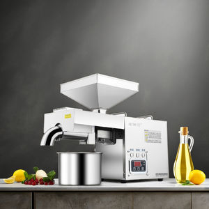 Presse à vis entièrement automatique <span class=keywords><strong>MJ</strong></span> 1250W personnalisable, 10 <span class=keywords><strong>kg</strong></span>/h, en acier inoxydable 304, pour pressage à froid et à chaud, mini, usage domestique, pour olives - Product Image 2