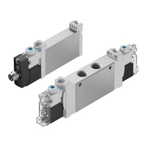 VUVG-L14-M52-AT-G18-1H2L-W1 5/2 Way Pneumatic Solenoid Valve G1/8 24V DC Air Control Valve for Industrial Automation - Product Image 6