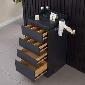 Meubles de salon de coiffure Sober 2026, stations de salon de coiffure, armoire d'usine avec tiroir pour la coupe de cheveux, armoire de barbier - Product Image 2