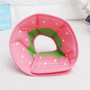 Adjustable Strawberry Donut Soft Comfortable Anti Lick Anti Bite Washable Cone Alternative Protective Pet Recovery Neck <b>Collar</b> - Product Image 2