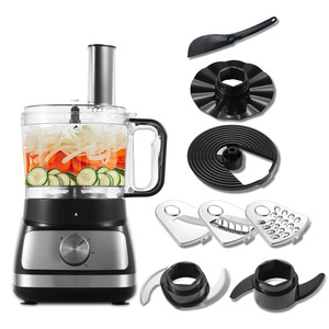 Procesador de Alimentos Plateado, Procesador de Alimentos 6 en 1 y Licuadora Multifuncional para Picar, Rebanar, Triturar y Amasar - Product Image 2