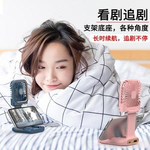 Mini Fan Neck Fan Foldable Usb Powered Portable Cooling Fan For Outdoor Travel Pink White Green Color Options F3 Model - Product Image 3