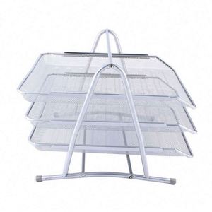 Hot Sale Letter Tray Desk <b>Organizer</b> 3-Tier Mesh Paper Tray Document, Letter, Office Paper <b>Organizer</b> - Product Image 5