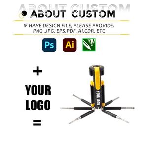 Promotional 8-in-1 Multi-Functional <b>Screwdriver</b> <b>Set</b> with LED Light Outdoor Tool Mini Custom Logo - Product Image 2