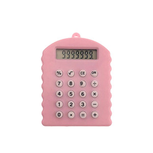 Mini Portable Calculator Pendant 8 Digits Battery Powered Keychain Gift Jewelry - Product Image 4