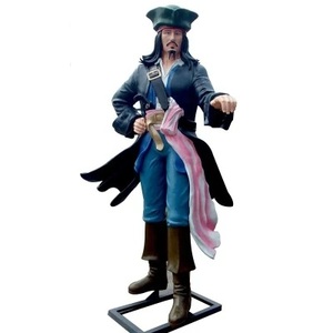 Customize <strong>Life</strong> <strong>Size</strong> Resin <strong>Statue</strong> Model Polyresin <strong>Pirate</strong> Captain <strong>Statue</strong> for Home Outdoor Decoration - Product Image 5