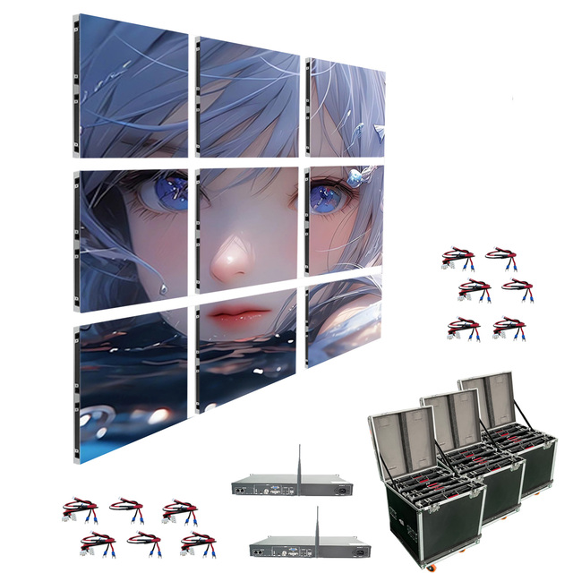Factory Direct Outdoor LED Screen Wall Display P3.91 500*500mm IP65 Waterproof 4500cd Brightness for Rental Stage Background