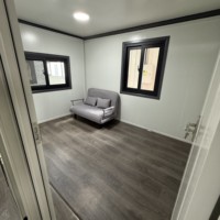 0206 2 chambres à coucher structure en acier mobile personnalisable maison mobile préfabriquée extensible modulaire petite maison mobile-home