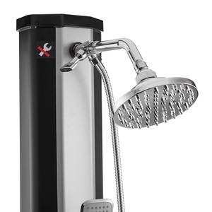 <span class=keywords><strong>Douche</strong></span> <span class=keywords><strong>solaire</strong></span> extérieure CYEN au design moderne, installation simple, 35L, octogonale, <span class=keywords><strong>avec</strong></span> poignée - Product Image 2