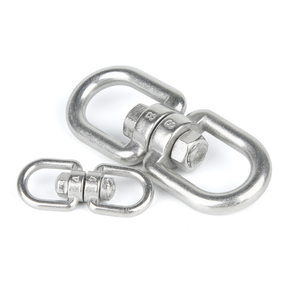 Anillo de <span class=keywords><strong>ojo</strong></span> giratorio de acero inoxidable, conector colgante de doble punta, gancho de <span class=keywords><strong>ojo</strong></span> a <span class=keywords><strong>ojo</strong></span> - Product Image 2