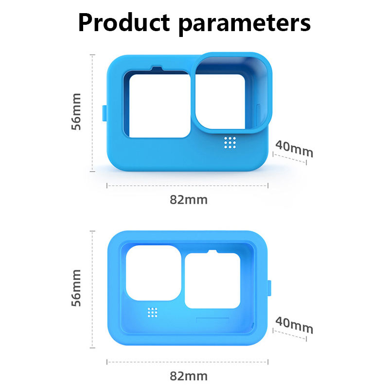 For Gopros Hero 9 10 11 12 Camera Accessories Silicone Cover Case Len case with Strap Lanyard for gopro 12 11 10 9 Camera