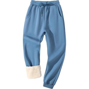 FOXA Men's Fleece Lined Sweatpants Winter Warm Joggers With Pockets Athletic <b>Lounge</b> Pants - Product Image 1