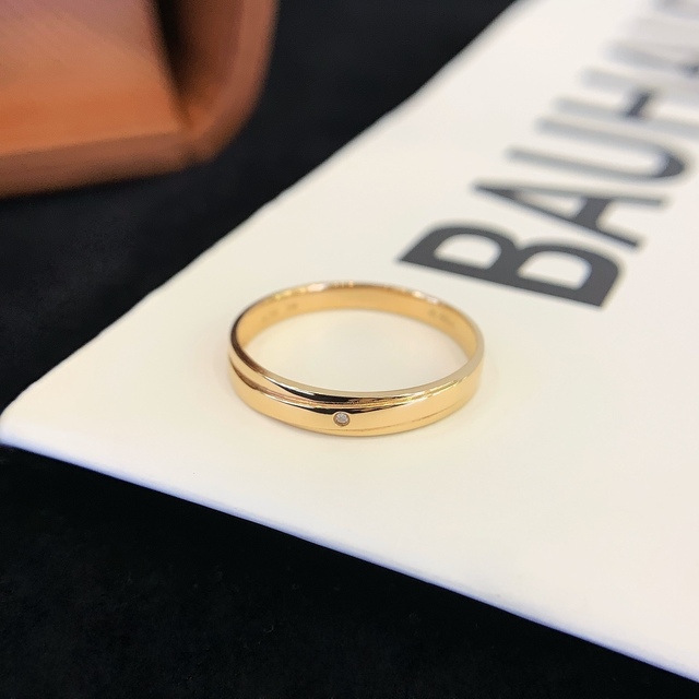 Real Gold Jewelry Solid 18K Yellow Gold Female Male Wedding Band Ring Melee Lab Diamond Ring Couple Ring