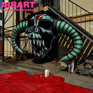 Cabeza <span class=keywords><strong>de</strong></span> toro inflable gigante Monstruo Cabeza <span class=keywords><strong>de</strong></span> calavera <span class=keywords><strong>de</strong></span> esqueleto inflable para decoración <span class=keywords><strong>de</strong></span> Halloween - Product Image 4