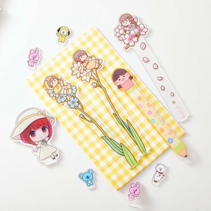 Prix d'usine, nouveau design, support en acrylique transparent mignon, anime, personnalisé, <span class=keywords><strong>fournitures</strong></span> de bureau, ensemble de bureau - Product Image 6