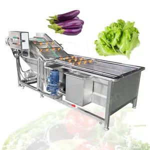 OCEAN High Pressure Air Power Salad Grape Bubble Washer Fruit Wash Line Clean Vegetable Equipment