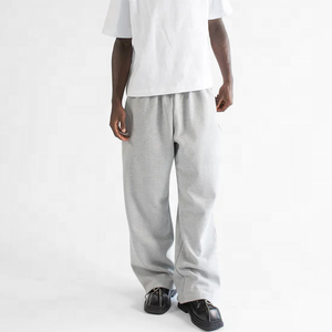 Pantaloni della tuta oversize personalizzati a gamba tesa da <span class=keywords><strong>uomo</strong></span> larghi in cotone Jogging da <span class=keywords><strong>uomo</strong></span> - Product Image 3
