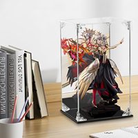 Vitrine en acrylique transparent pour objets de collection assembler Lego boîtier en verre alternatif pour figurines d'affichage poupée jouets stockage à la maison